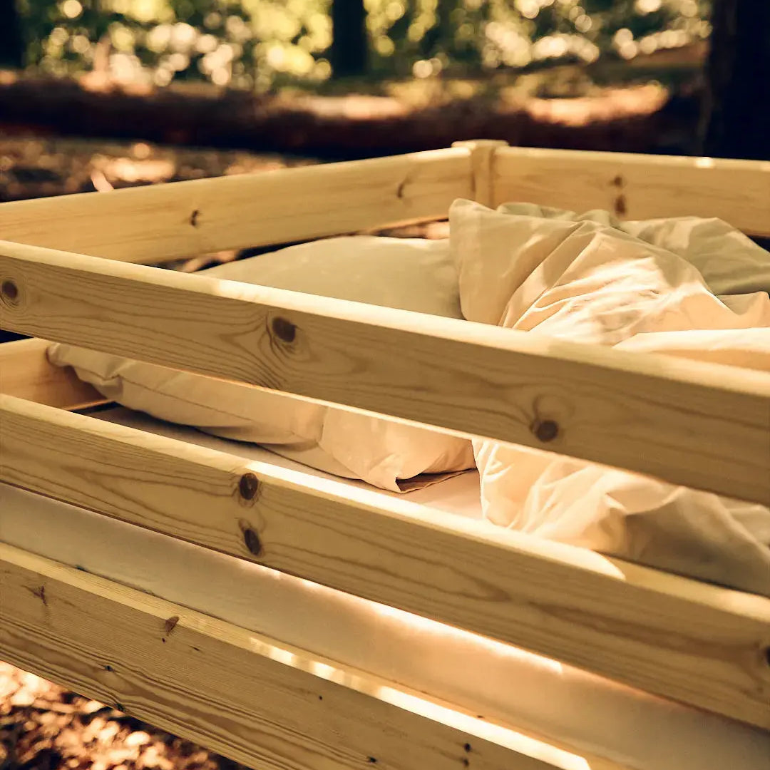 Mid-High Bed with Safety Rails, 90x200 cm, Pine MID_HIGH-BED fr51-mid-high-bed  flexa-com.myshopify.com