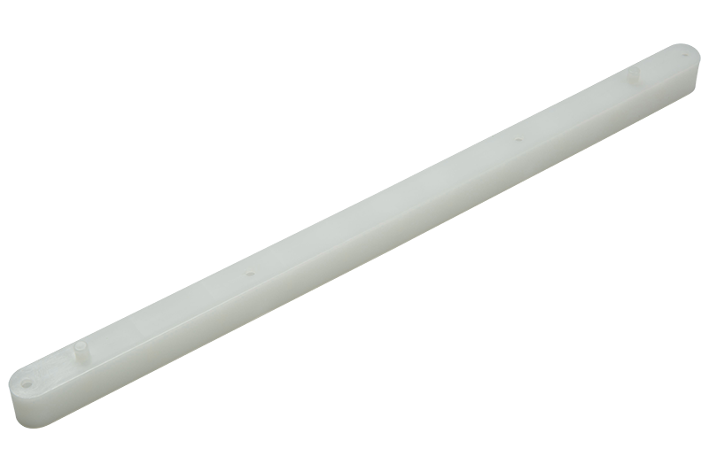 FLEXA Drawer plastic runner 320x16x17mm 2xØ5mm pin 4xØ4mm hole