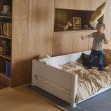 FLEXA Montessori Bed, 90x200 cm, White, view 2