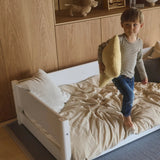 FLEXA Montessori Bed, 90x200 cm, White, view 5