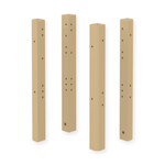 Bed Legs for Single Bed, 4 pcs, Sand