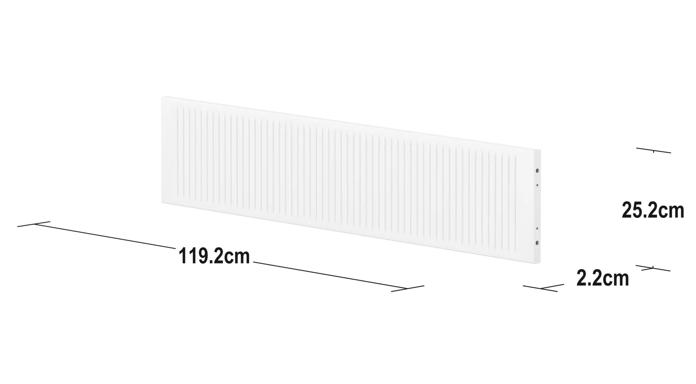 FLEXA Safety Rail, 1/2, WHITE, Grooves for Slide, view 5