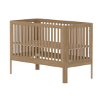 Baby Bed, 140x70 cm, Oak BABYBED baby-bed-140x70-oak-clearlacq-base-in-2-positions  flexa-com.myshopify.com