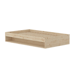 Double Bed with Shelf, 120x200 cm, Pine SINGLE_BED double-bed-with-shelf-120cm  flexa-com.myshopify.com