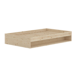 Double Bed with Shelf, 120x200 cm, Pine SINGLE_BED double-bed-with-shelf-120cm  flexa-com.myshopify.com