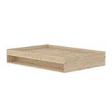 Double Bed with Shelf, 140x200 cm, Pine SINGLE_BED double-bed-with-shelf-140cm  flexa-com.myshopify.com