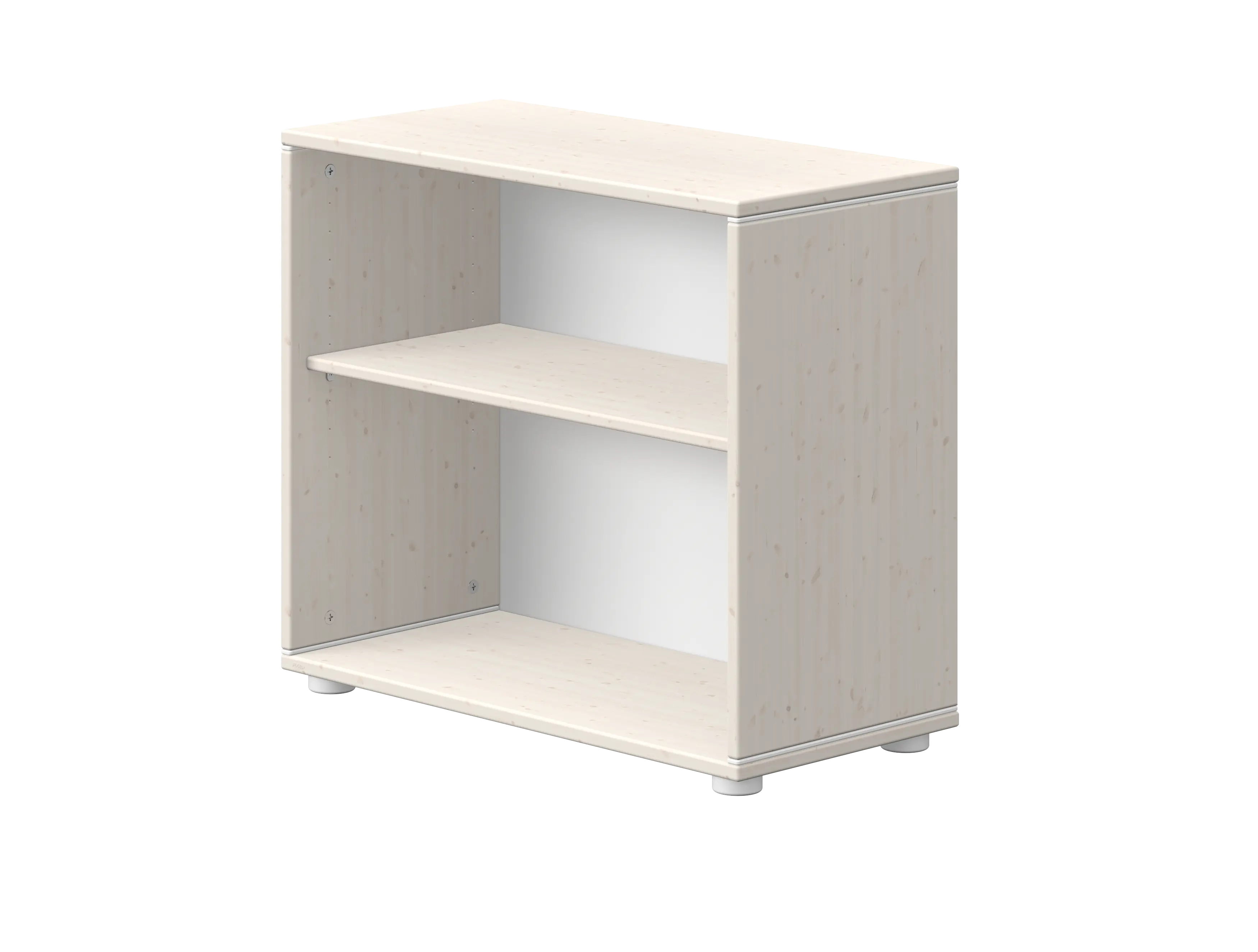 Bookcase with 1 shelf BOOKCASE shelf-unit-1-shelf-white-f-wht-strips  flexa-com.myshopify.com