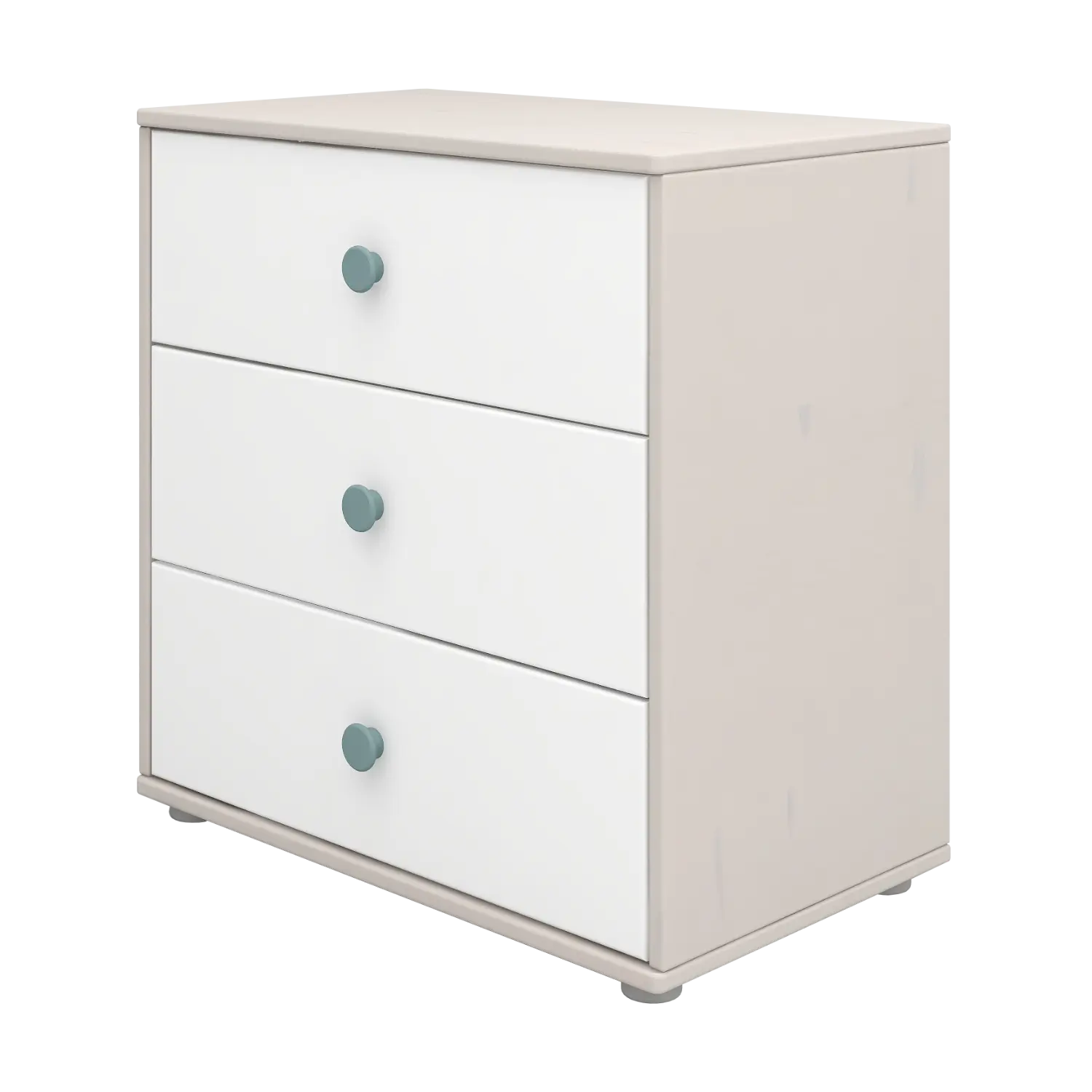 Chest with 3 Drawers, Grey CHEST_CLASSIC_STORAGE chest-with-3-drawers-grey-washed-white-white-1  flexa-com.myshopify.com