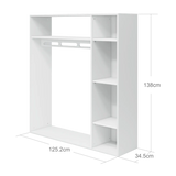 Open Wardrobe WARDROBE open-wardrobe-white  flexa-com.myshopify.com