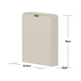 FLEXA Wall Hanging Changing Unit, Cream, view 8