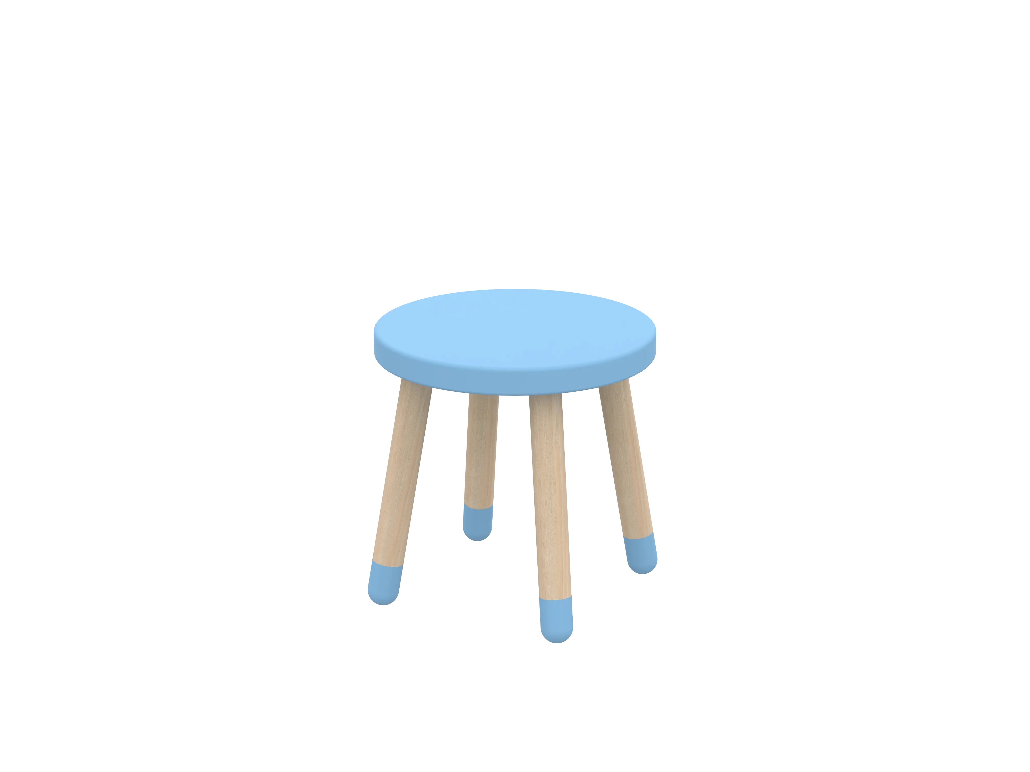 FLEXA DOTS Kids Stool, Blue Skies