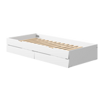 Trundle Pull-out Bed, 90x190 cm, White ACCESSORIES trundle-pull-out-bed-white-1  flexa-com.myshopify.com