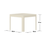 FLEXA Small Table, Cream, view 3