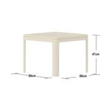 FLEXA Small Table, Cream, view 3