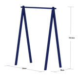 FLEXA Clothes Rack, Blue/Pine, view 8