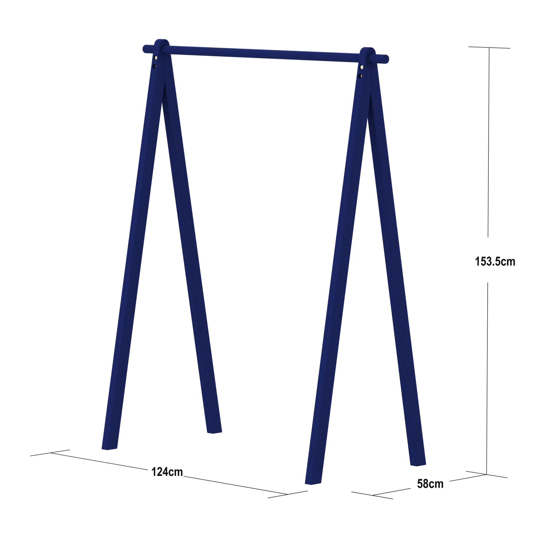 FLEXA Clothes Rack, Blue/Pine, view 8