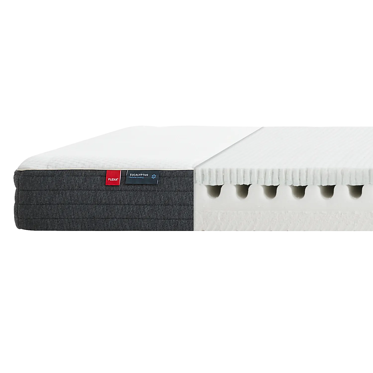 Latex/Foam Mattress, 190X140 Eucalyptus Cover MATTRESS flexa-mattress-190x140-eucalyptus-cover-white  flexa-com.myshopify.com