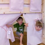 FLEXA Play Curtain for Beds, Rose
