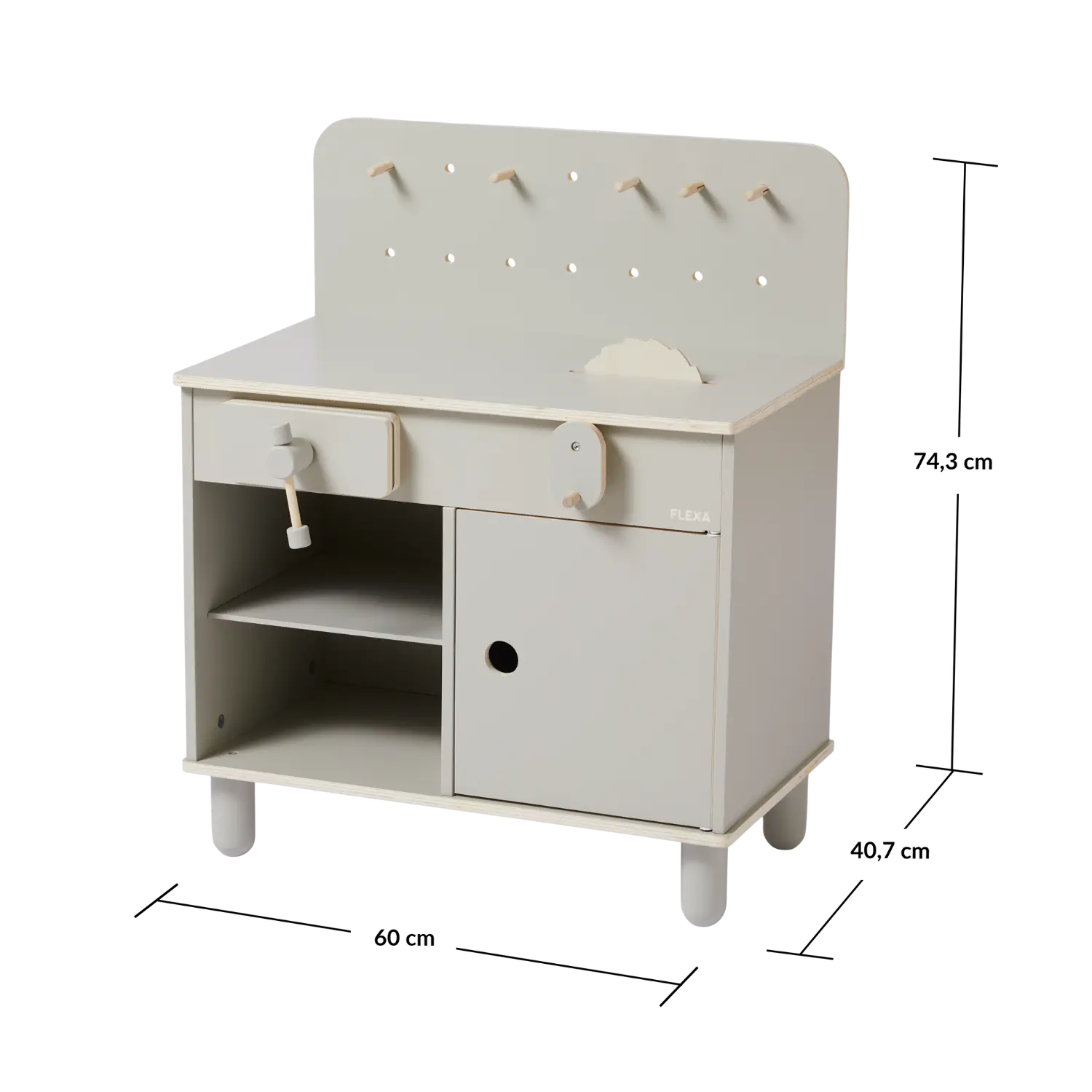 FLEXA The Workbench, Grey, view 6