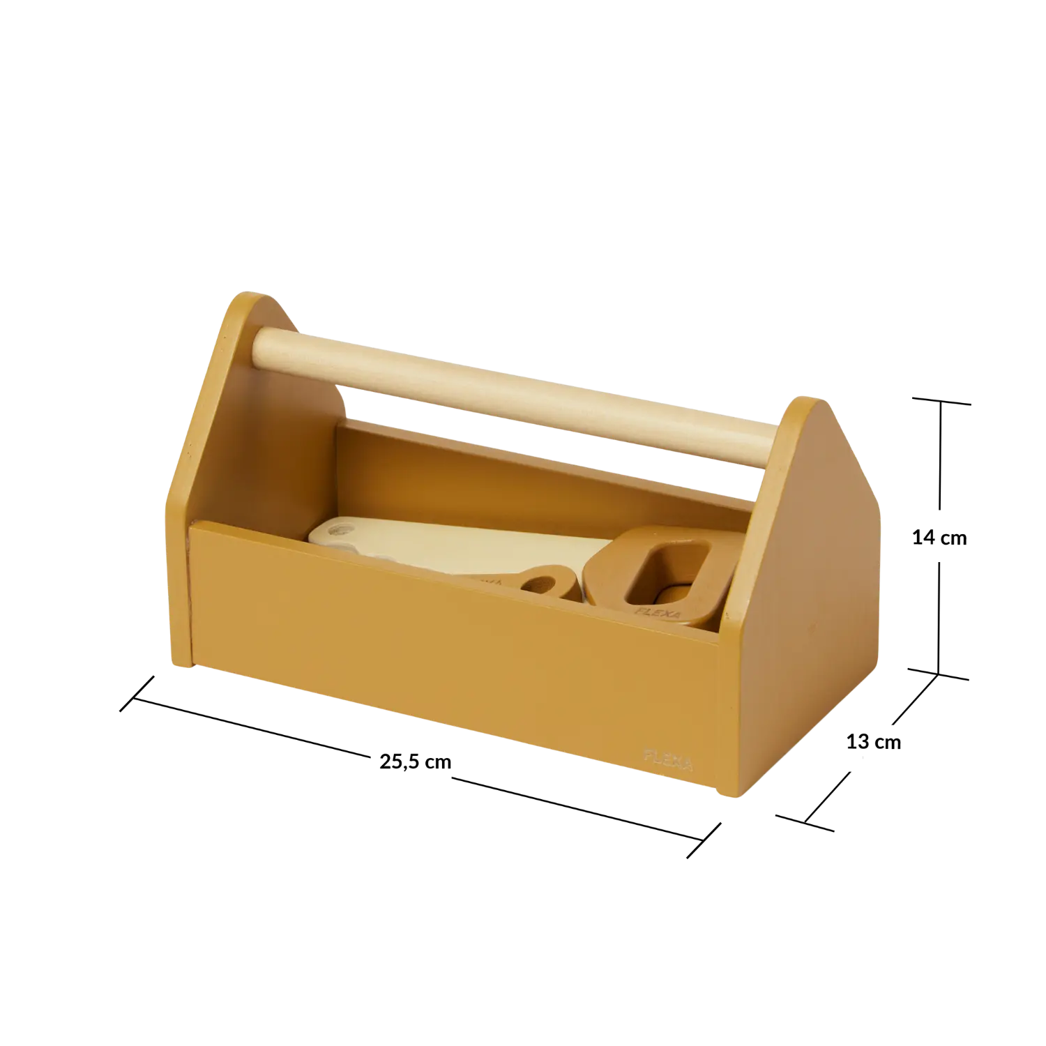 FLEXA Toolbox, 4 pcs, Handpainted, Yellow, view 10
