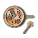 Pizza, 5 slices, Handpainted PLAY pizza-multicolors-natural-wood  flexa-com.myshopify.com