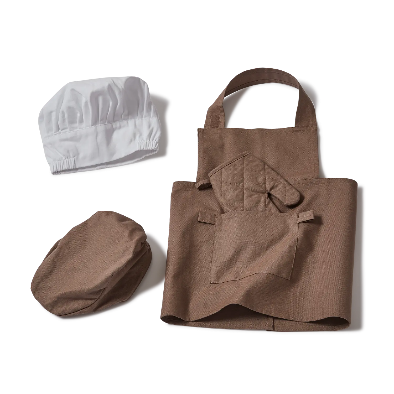 FLEXA Apron Costume Set, Brown, view 9