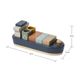 FLEXA Container Ship, 1 ship & 5 containers, Handpainted, view 8