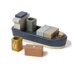 FLEXA Container Ship, 1 ship & 5 containers, Handpainted, view 5