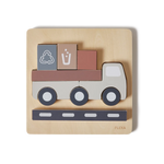 FLEXA Truck Puzzle, 9 pcs, Handpainted, view 4