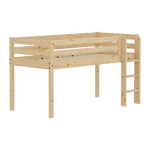 Mid-High Bed with Safety Rails, 90x200 cm, Pine MID_HIGH-BED fr51-mid-high-bed  flexa-com.myshopify.com
