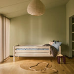 Single Bed with Safety Rail, 90x200 cm, White SINGLE_BED single-bed-with-safety-rail-white-washed-1  flexa-com.myshopify.com