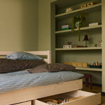 Single Bed with Pull-out Bed, 90x200 cm, White SINGLE_BED daybed-with-trundle-pullout-bed-white-washed  flexa-com.myshopify.com