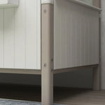 Single Bed with 1/2 House, 90x200 cm, White/Grey SINGLE_BED single-bed-w-1-2-classic-house-grey-washed-white-1  flexa-com.myshopify.com