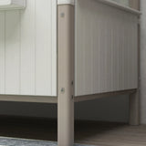 Single Bed with 1/2 House, 90x200 cm, White/Grey SINGLE_BED single-bed-w-1-2-classic-house-grey-washed-white-1  flexa-com.myshopify.com