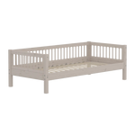 Single Bed, 90x200 cm, Grey SINGLE_BED single-bed-with-scandinavian-safety-rail-grey-washed  flexa-com.myshopify.com