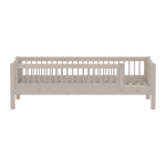 Single Bed with Safety Rail, 90x200 cm, Grey SINGLE_BED single-bed-with-scandinavian-safety-rail-3-4-bars-grey-washed  flexa-com.myshopify.com