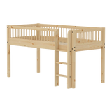 Mid-High Bed with Safety Rails, 90x200 cm, Pine MID_HIGH-BED mid-high-bed-w-scandinavian-safety-rail-classic-raw  flexa-com.myshopify.com