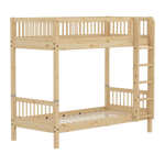 Bunk Bed with Extra Height and Safety Rails, 90x200 cm, Pine BUNKBED high-bunk-bed-with-safety-rail-raw  flexa-com.myshopify.com