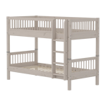 Bunk Bed 154 cm with Ladder and Safety Rail, 90x200 cm, Grey BUNKBED bunk-bed-with-scandinavian-safety-rail-grey-washed  flexa-com.myshopify.com