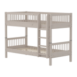 Bunk Bed 154 cm with Ladder and Safety Rail, 90x200 cm, Grey BUNKBED bunk-bed-with-scandinavian-safety-rail-grey-washed  flexa-com.myshopify.com