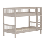 Bunk Bed 154 cm with Ladder and Safety Rail, 90x200 cm, Grey BUNKBED bunk-bed-with-scandinavian-safety-rail-grey-washed  flexa-com.myshopify.com