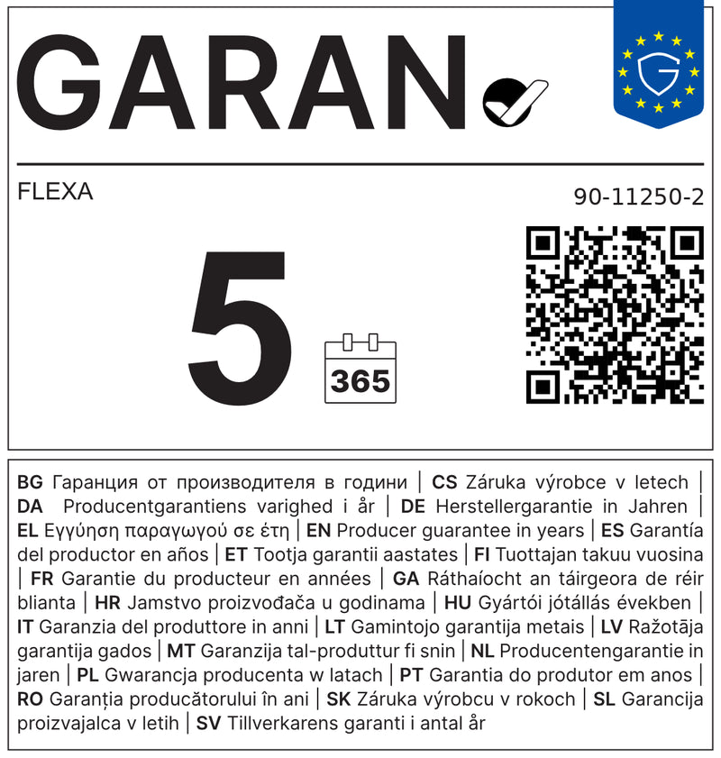 90-11250-2 GARAN label