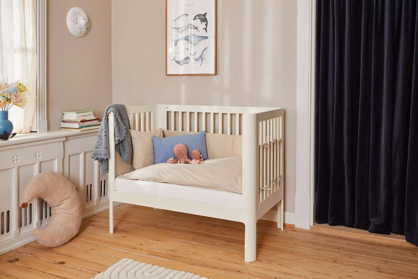 Baby Bed, 120x70 cm, Cream BABYBED ACTIVE flexa-com.myshopify.com