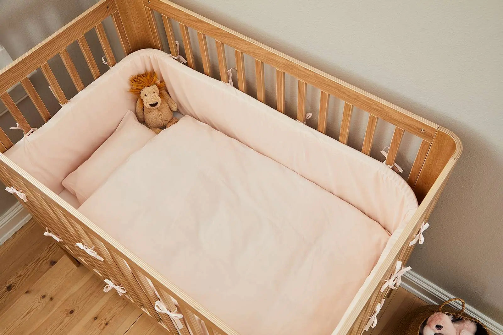 FLEXA Baby Bed Linen, 70x100 cm, Rose, view 3