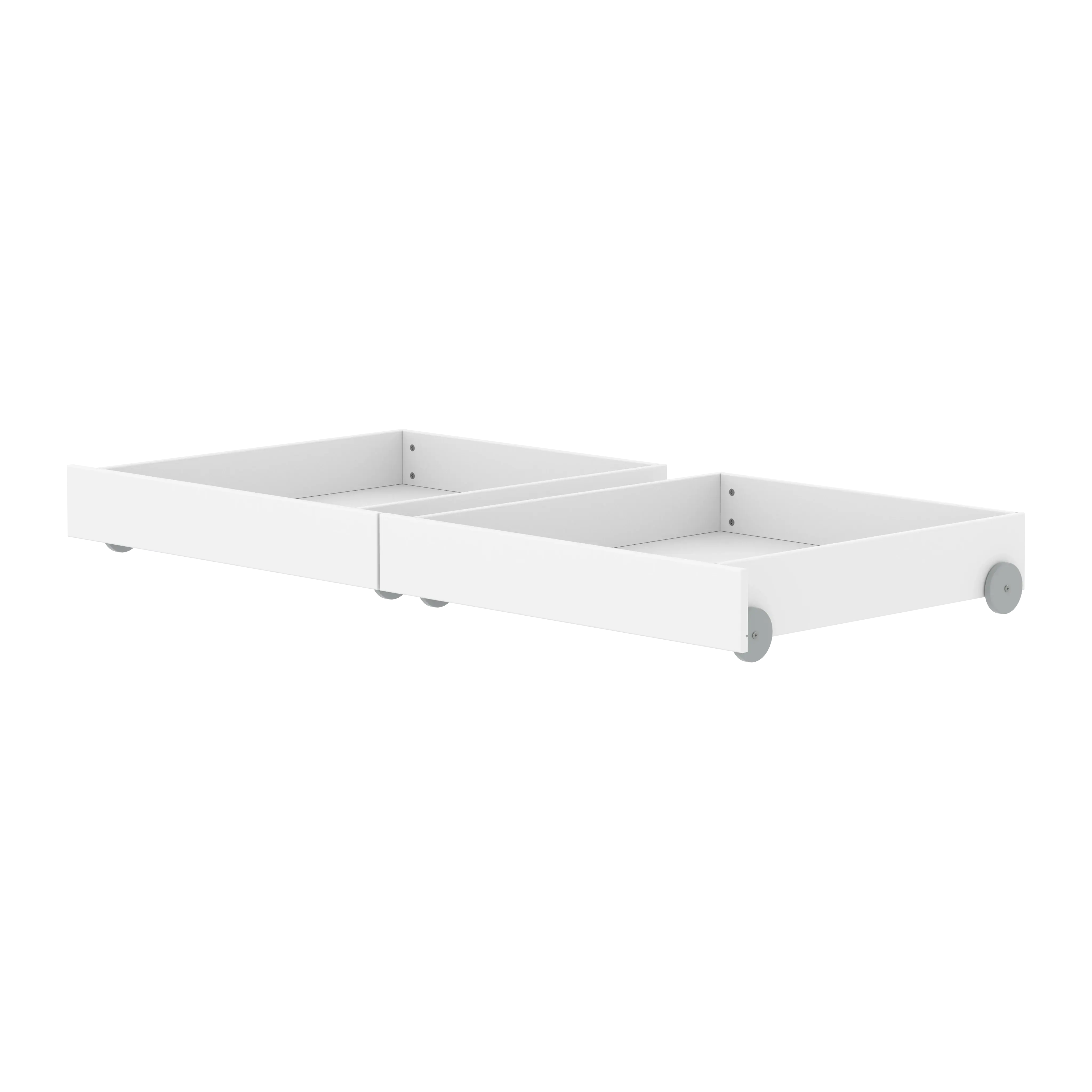 Bed Drawers, 2 pcs, 90x200 cm, White ACCESSORIES 200 flexa-com.myshopify.com