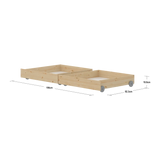 Bed Drawers, Pine ACCESSORIES 200 flexa-com.myshopify.com