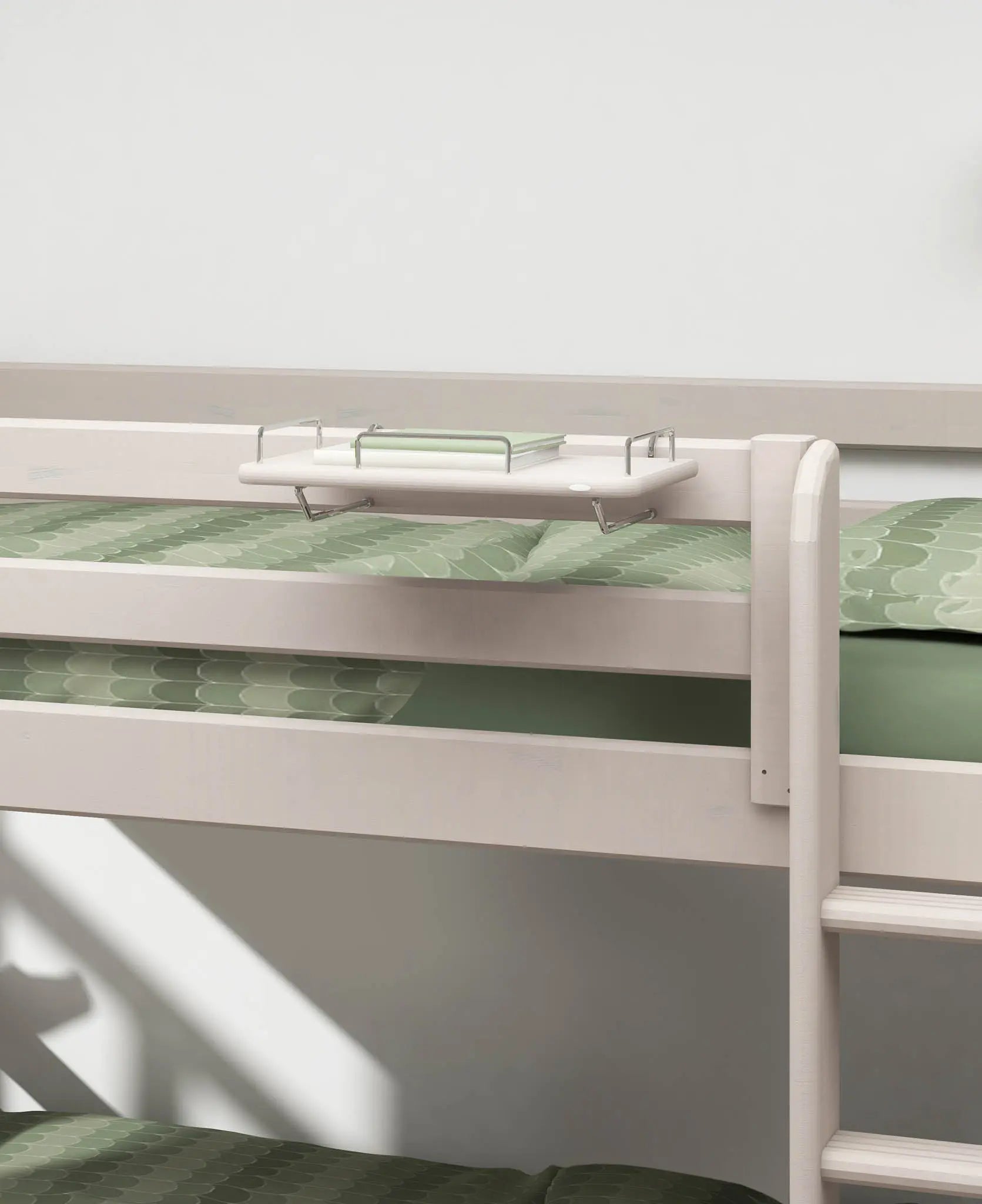 FLEXA Bedside Table, Grey, view 2
