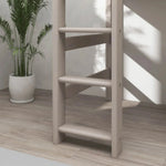 Bunk Bed 143 cm with Ladder and Safety Rail, 90x200 cm, Grey BUNKBED 200 flexa-com.myshopify.com