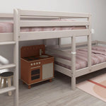 Bunk Bed 143 cm with Ladder and Safety Rail, 90x200 cm, White BUNKBED 200 flexa-com.myshopify.com