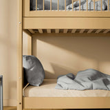 Bunk Bed 154 cm with Ladder and Safety Rail, 90x200 cm, Sand BUNKBED 90X200 flexa-com.myshopify.com